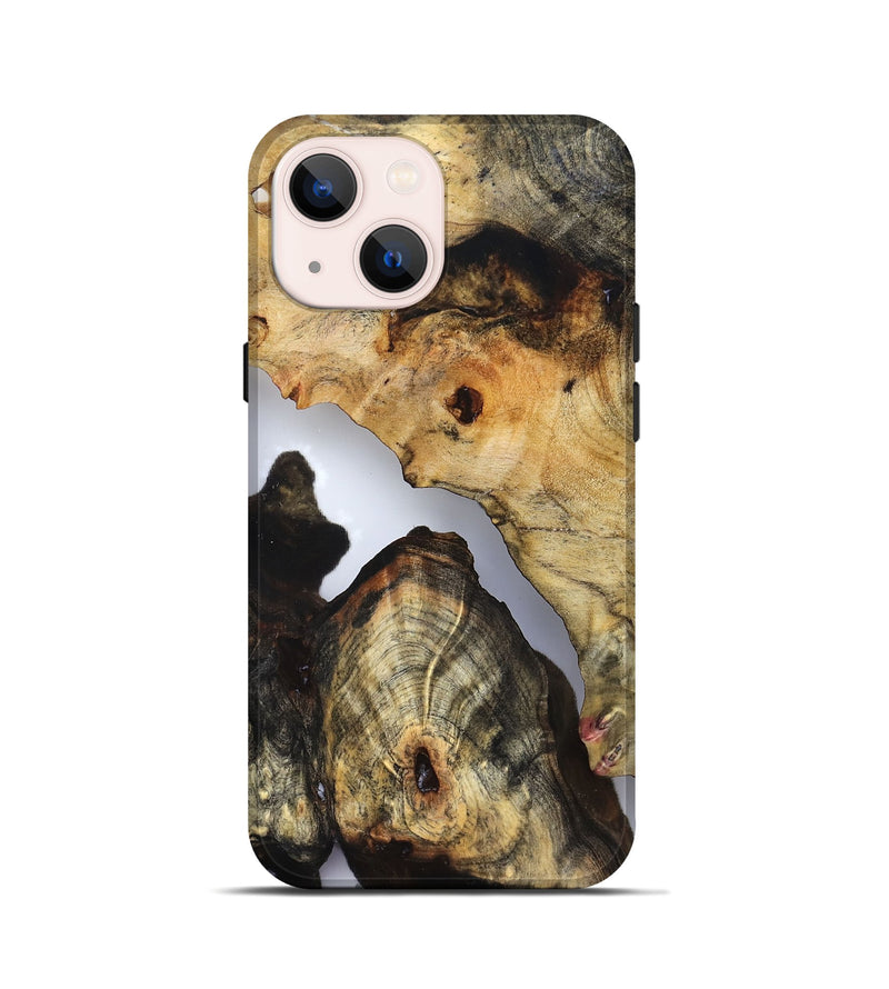 iPhone 13 mini Wood Live Edge Phone Case - Nia (Clear, 832251)
