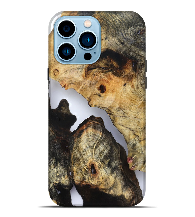 iPhone 14 Pro Max Wood Live Edge Phone Case - Nia (Clear, 832251)