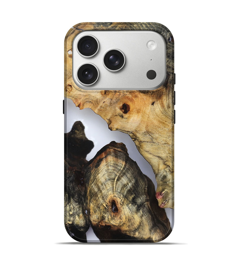 iPhone 17 Pro Wood Live Edge Phone Case - Nia (Clear, 832251)