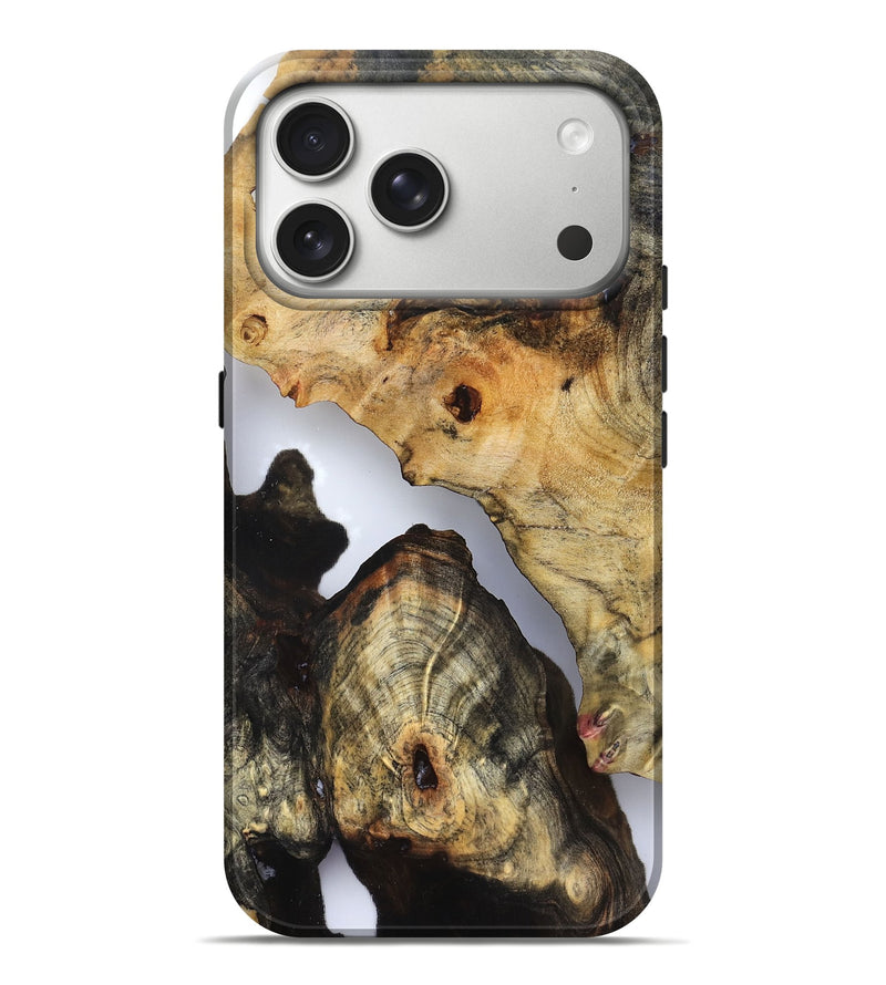 iPhone 17 Pro Max Wood Live Edge Phone Case - Nia (Clear, 832251)