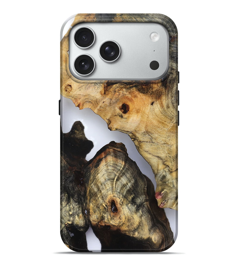 iPhone 18 Pro Max Wood Live Edge Phone Case - Nia (Clear, 832251)