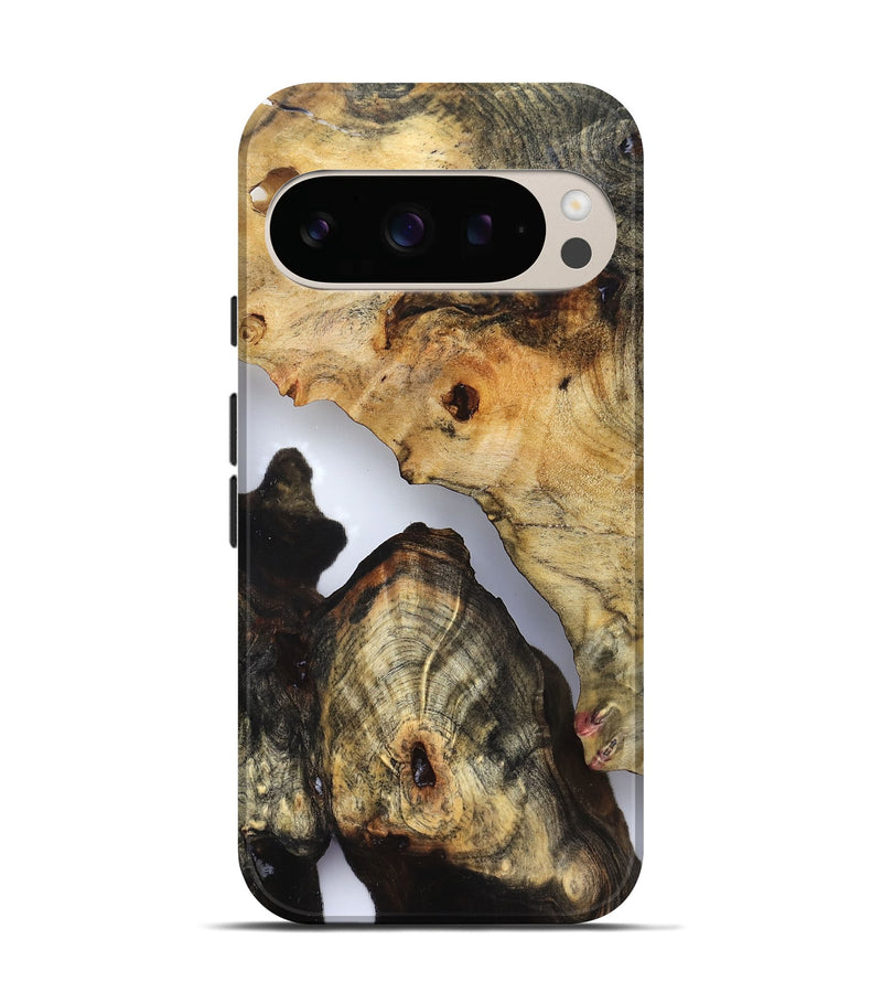 Pixel 10 Pro Wood Live Edge Phone Case - Nia (Clear, 832251)