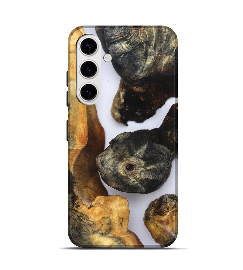 Galaxy S25 Wood Live Edge Phone Case - Ivan (Clear, 832252)