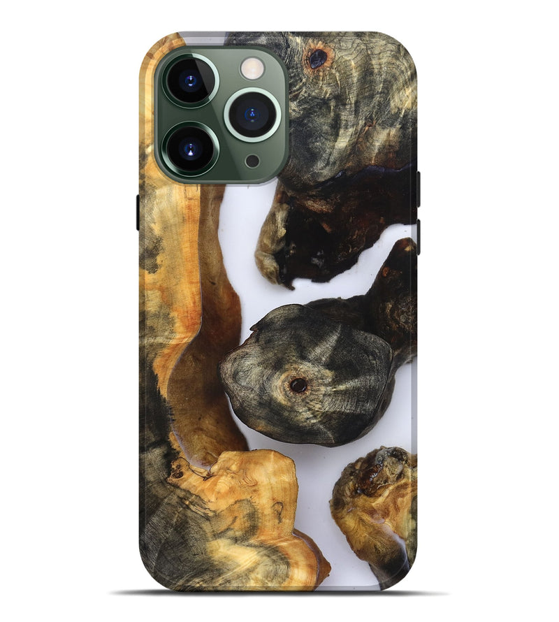 iPhone 13 Pro Max Wood Live Edge Phone Case - Ivan (Clear, 832252)