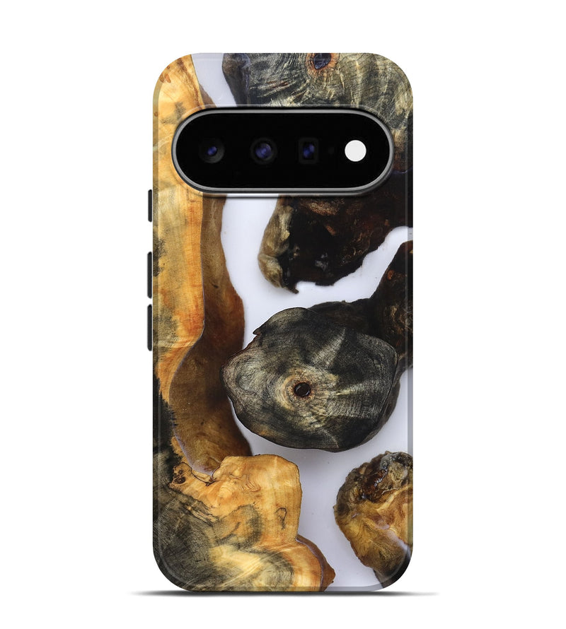 Pixel 11 Pro Wood Live Edge Phone Case - Ivan (Clear, 832252)
