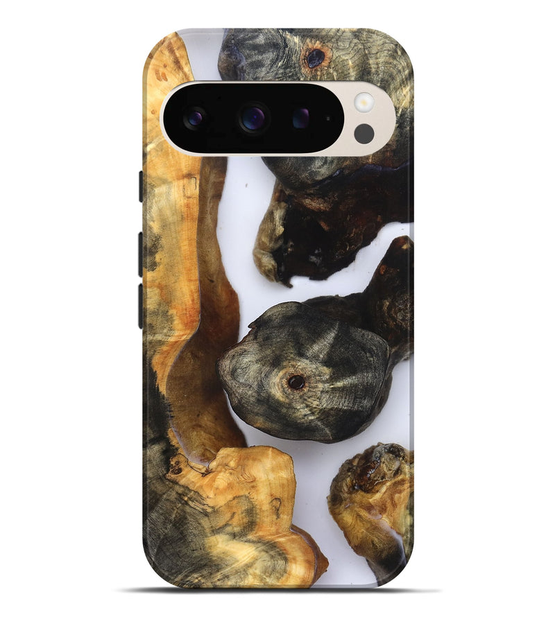 Pixel 9 Pro XL Wood Live Edge Phone Case - Ivan (Clear, 832252)