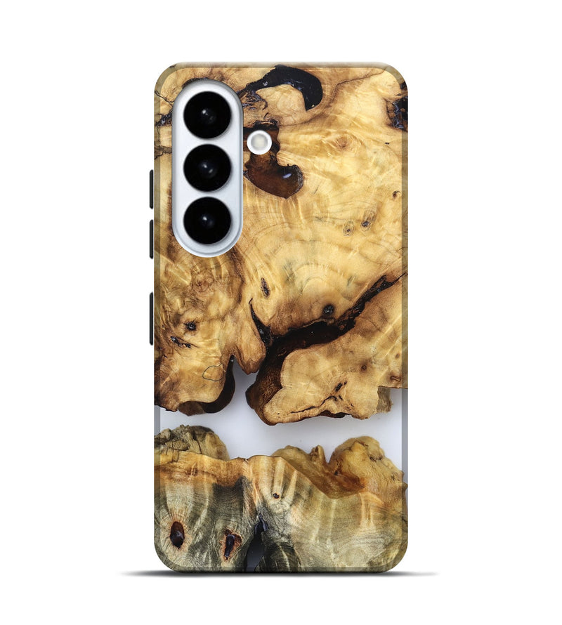 Galaxy S26 Wood Live Edge Phone Case - Julius (Clear, 832253)