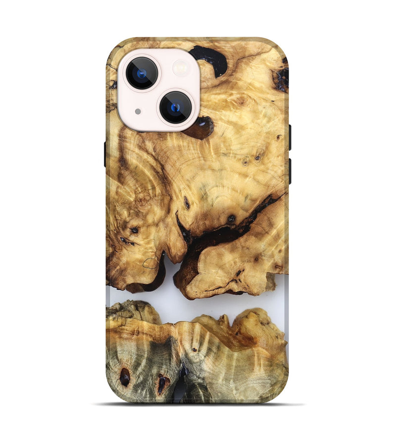 iPhone 14 Wood Live Edge Phone Case - Julius (Clear, 832253)