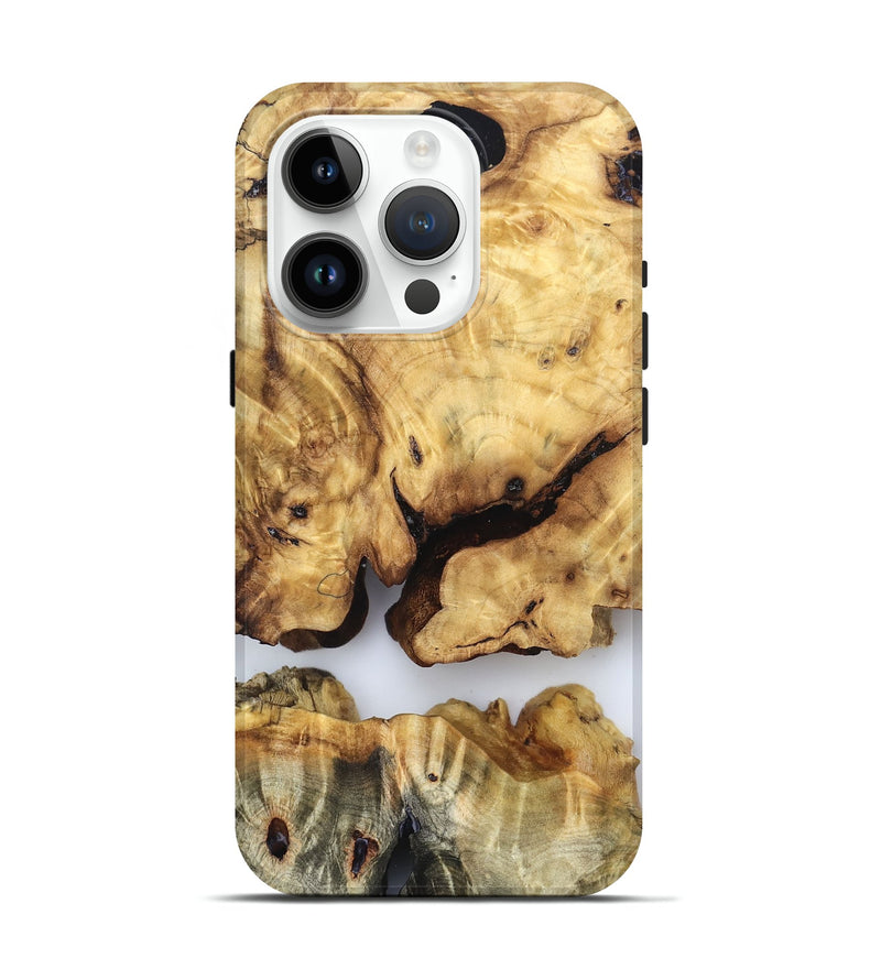 iPhone 15 Pro Wood Live Edge Phone Case - Julius (Clear, 832253)