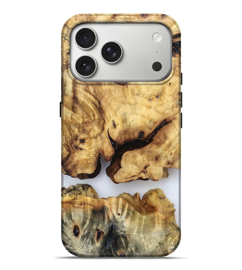 iPhone 17 Pro Max Wood Live Edge Phone Case - Julius (Clear, 832253)