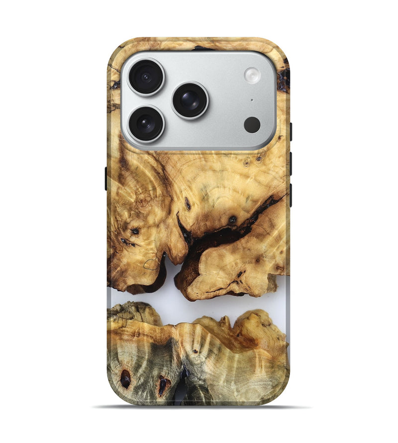 iPhone 18 Pro Wood Live Edge Phone Case - Julius (Clear, 832253)