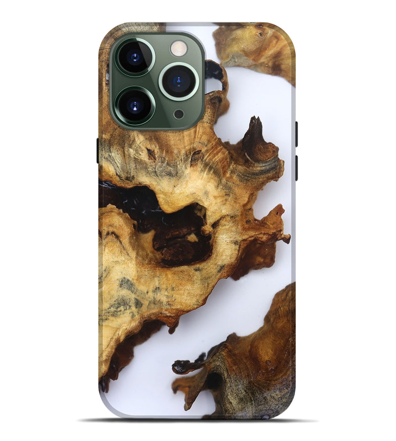iPhone 13 Pro Max Wood Live Edge Phone Case - Arian (Clear, 832254)