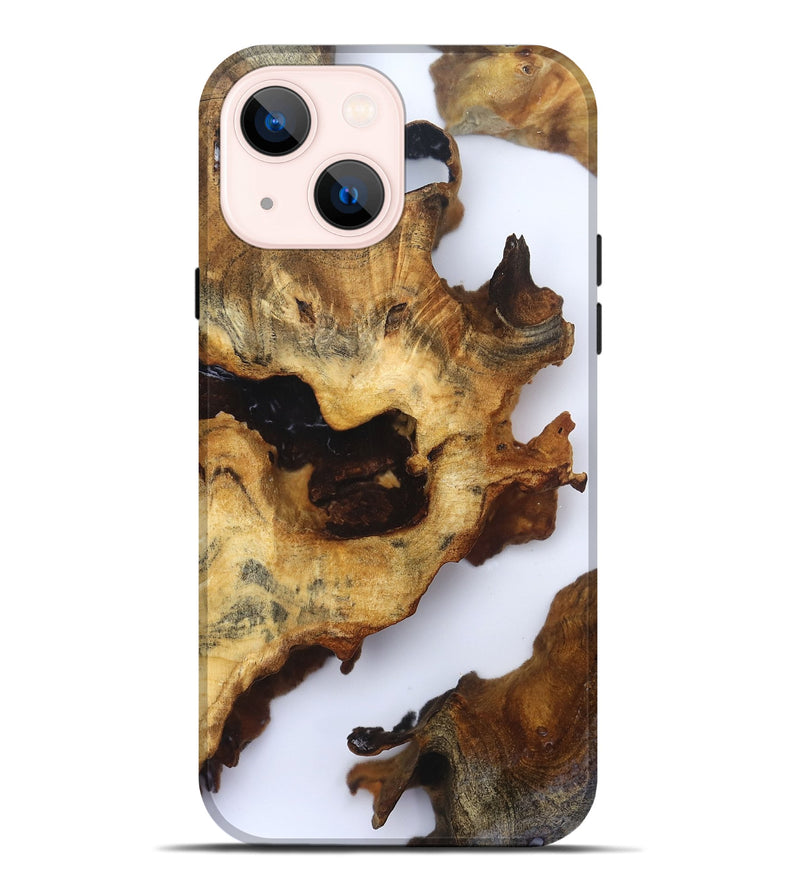 iPhone 14 Plus Wood Live Edge Phone Case - Arian (Clear, 832254)