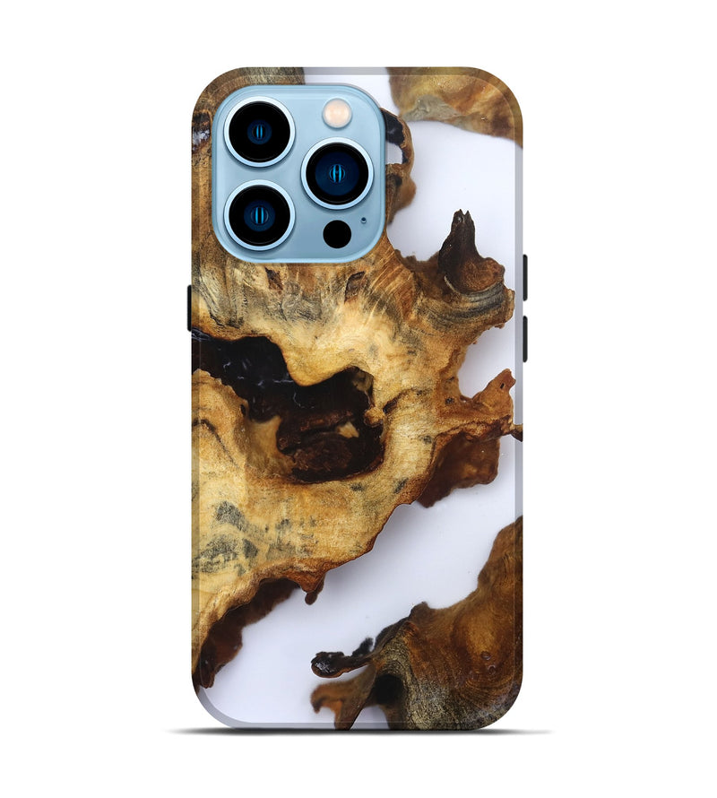 iPhone 14 Pro Wood Live Edge Phone Case - Arian (Clear, 832254)