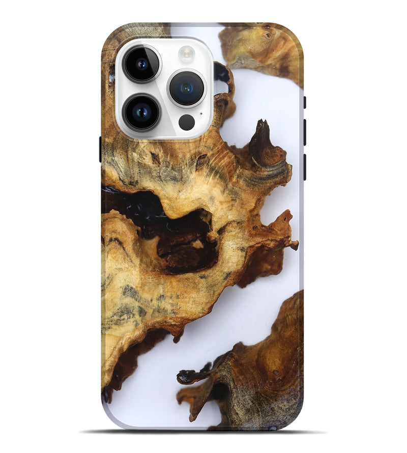iPhone 15 Pro Max Wood Live Edge Phone Case - Arian (Clear, 832254)