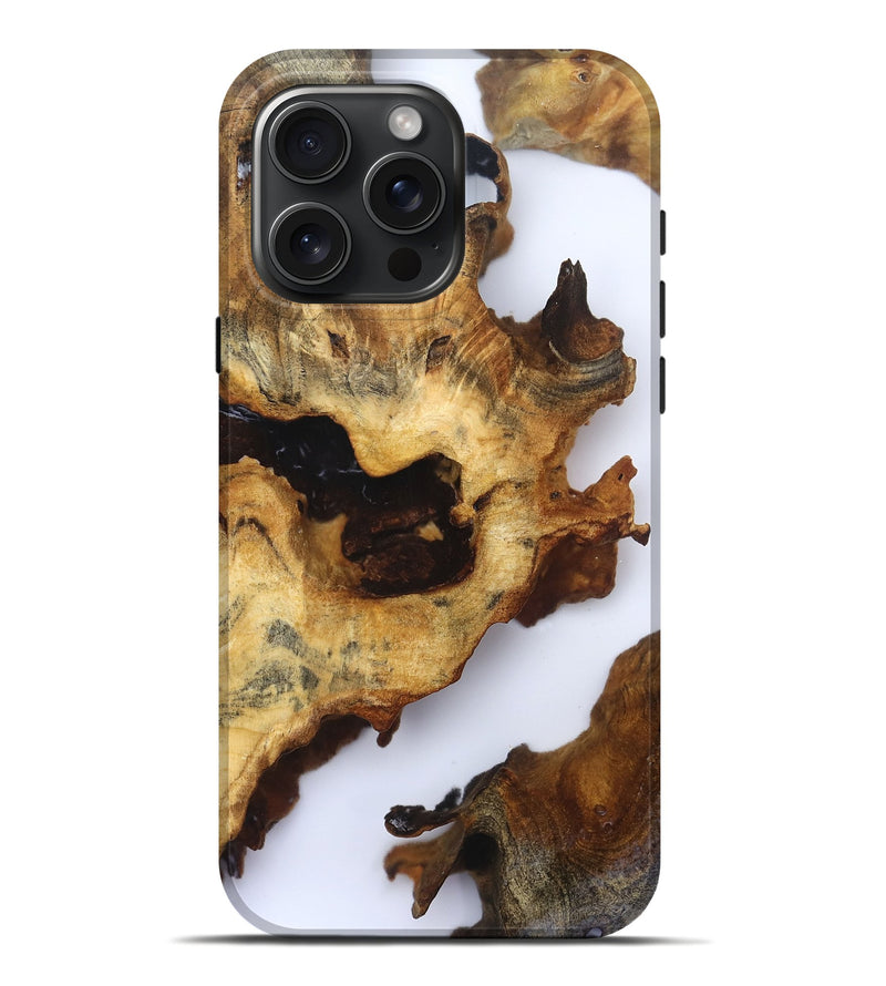 iPhone 16 Pro Max Wood Live Edge Phone Case - Arian (Clear, 832254)