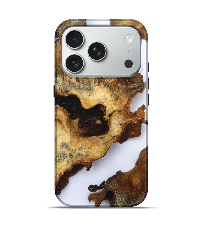 iPhone 18 Pro Wood Live Edge Phone Case - Arian (Clear, 832254)
