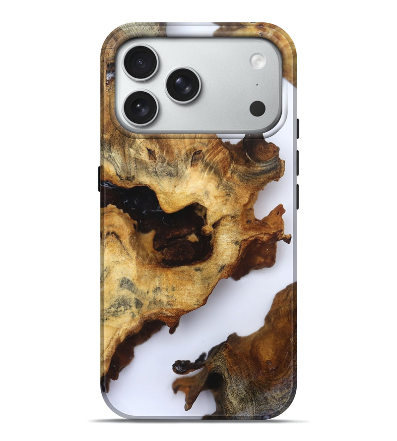 iPhone 18 Pro Max Wood Live Edge Phone Case - Arian (Clear, 832254)