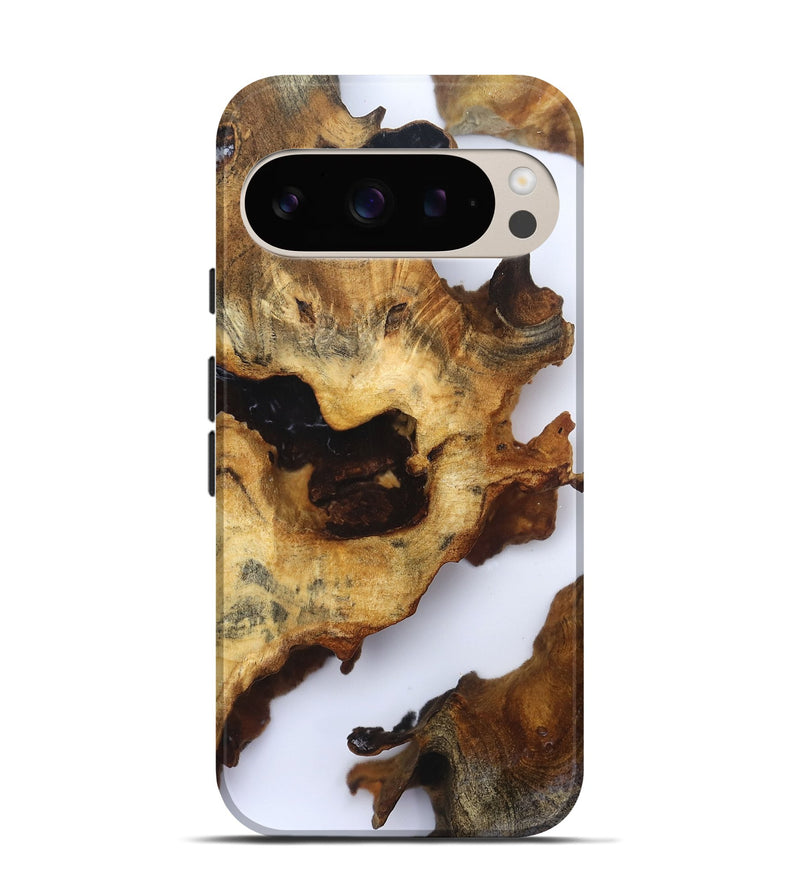 Pixel 9 Pro Wood Live Edge Phone Case - Arian (Clear, 832254)