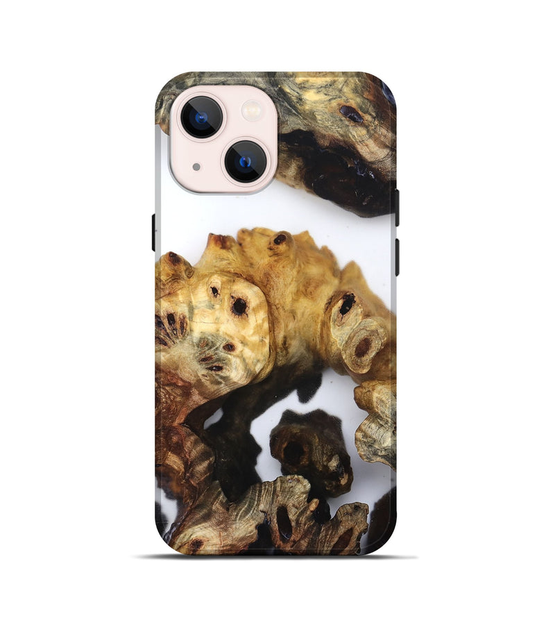 iPhone 13 mini Wood Live Edge Phone Case - Unknown (Clear, 832255)