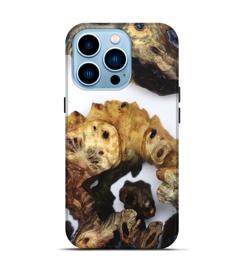 iPhone 14 Pro Wood Live Edge Phone Case - Unknown (Clear, 832255)
