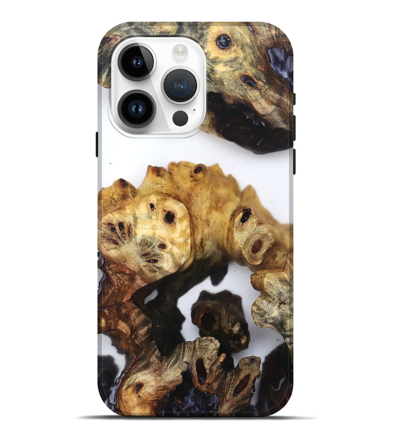 iPhone 15 Pro Max Wood Live Edge Phone Case - Unknown (Clear, 832255)