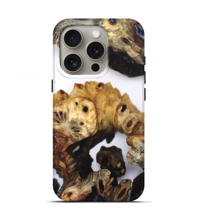 iPhone 16 Pro Wood Live Edge Phone Case - Unknown (Clear, 832255)