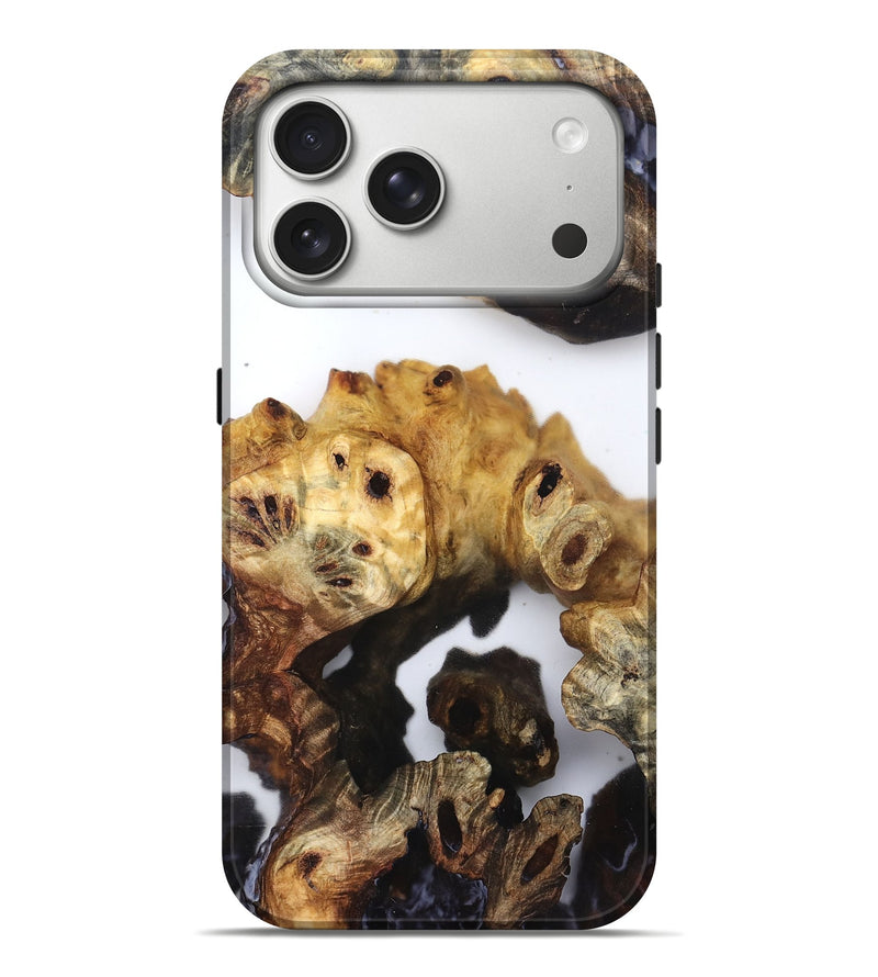 iPhone 17 Pro Max Wood Live Edge Phone Case - Unknown (Clear, 832255)