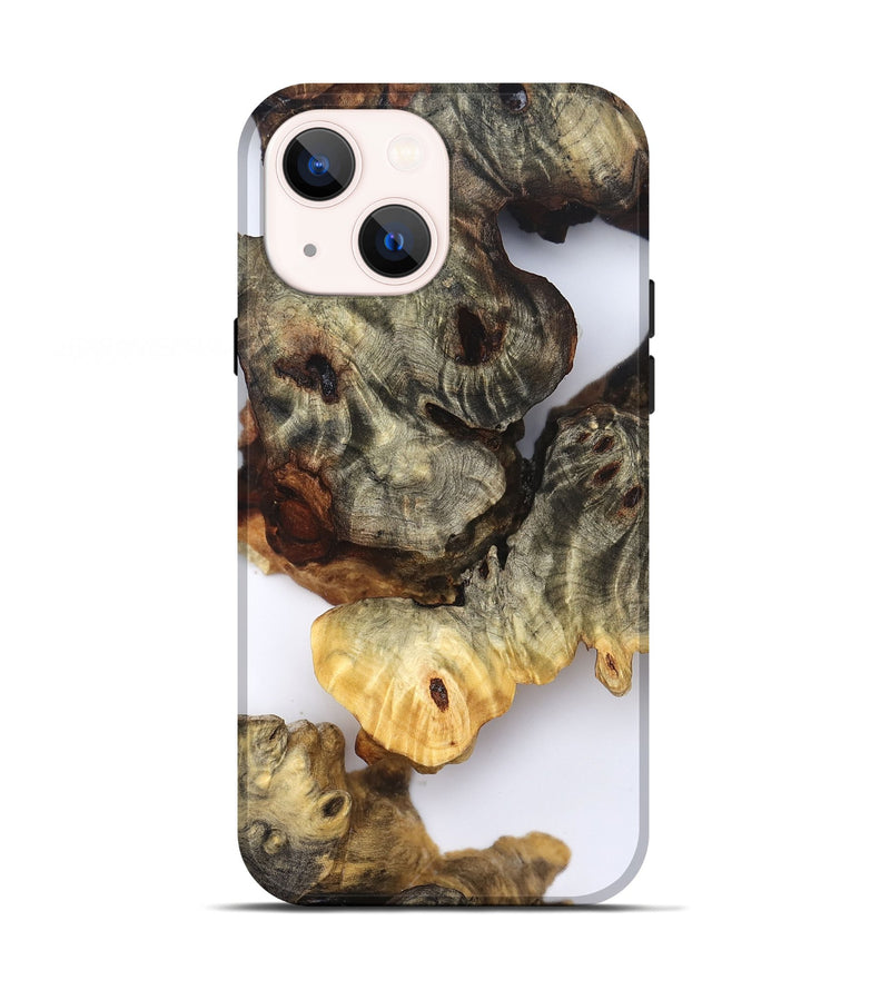 iPhone 13 Wood Live Edge Phone Case - Karrie (Clear, 832256)