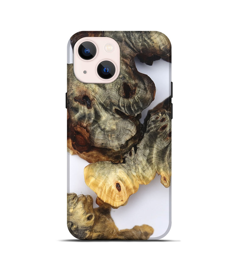 iPhone 13 mini Wood Live Edge Phone Case - Karrie (Clear, 832256)