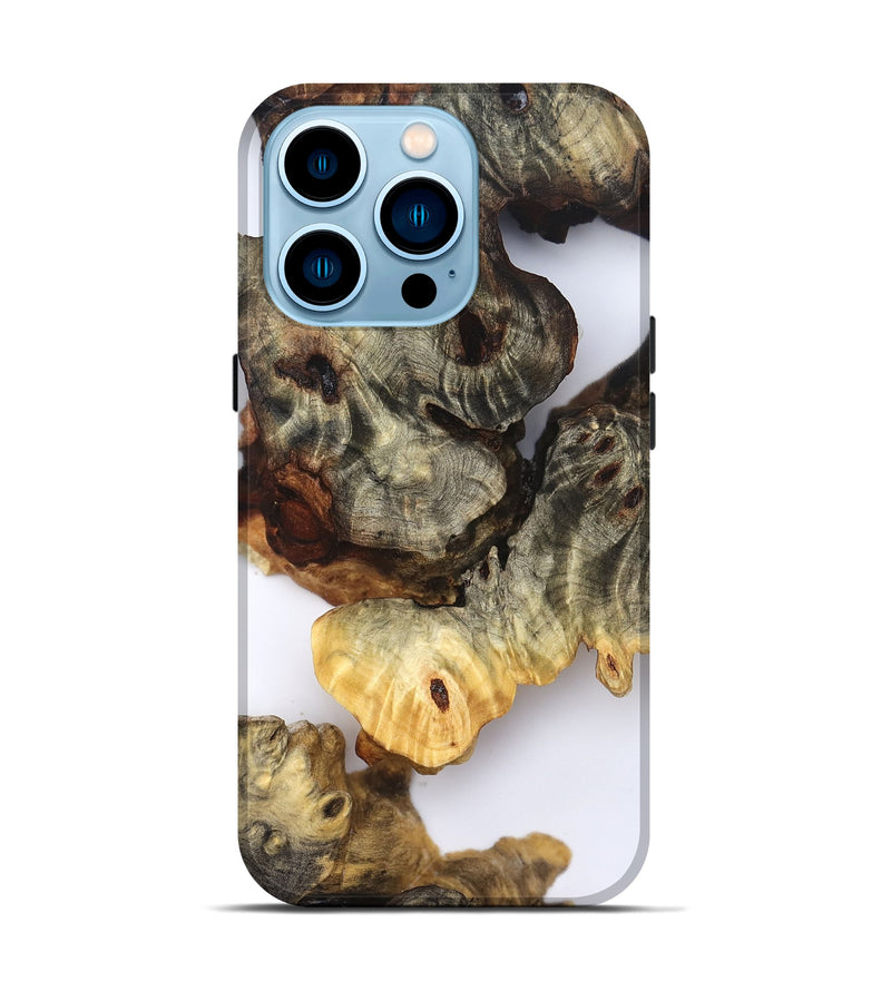 iPhone 14 Pro Wood Live Edge Phone Case - Karrie (Clear, 832256)