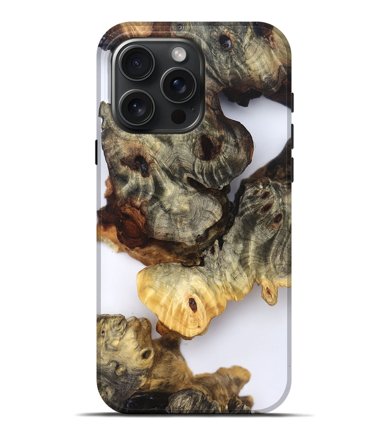 iPhone 16 Pro Max Wood Live Edge Phone Case - Karrie (Clear, 832256)