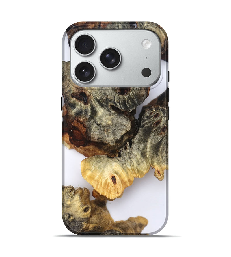 iPhone 18 Pro Wood Live Edge Phone Case - Karrie (Clear, 832256)