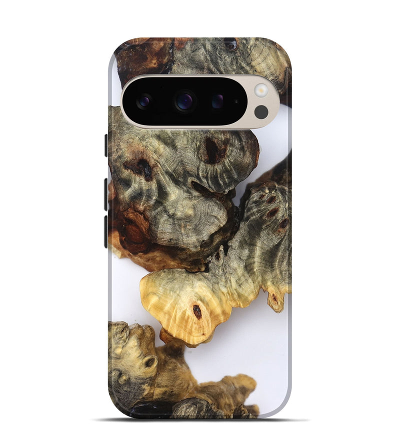 Pixel 9 Pro Wood Live Edge Phone Case - Karrie (Clear, 832256)
