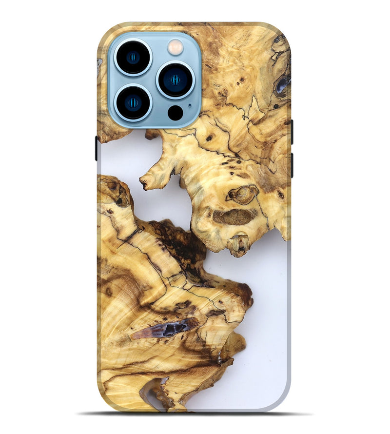 iPhone 14 Pro Max Wood Live Edge Phone Case - Joseph (Clear, 832257)