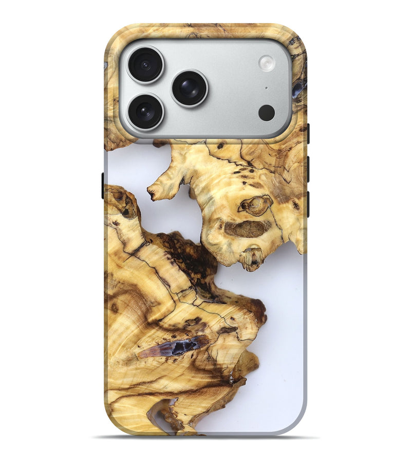 iPhone 18 Pro Max Wood Live Edge Phone Case - Joseph (Clear, 832257)
