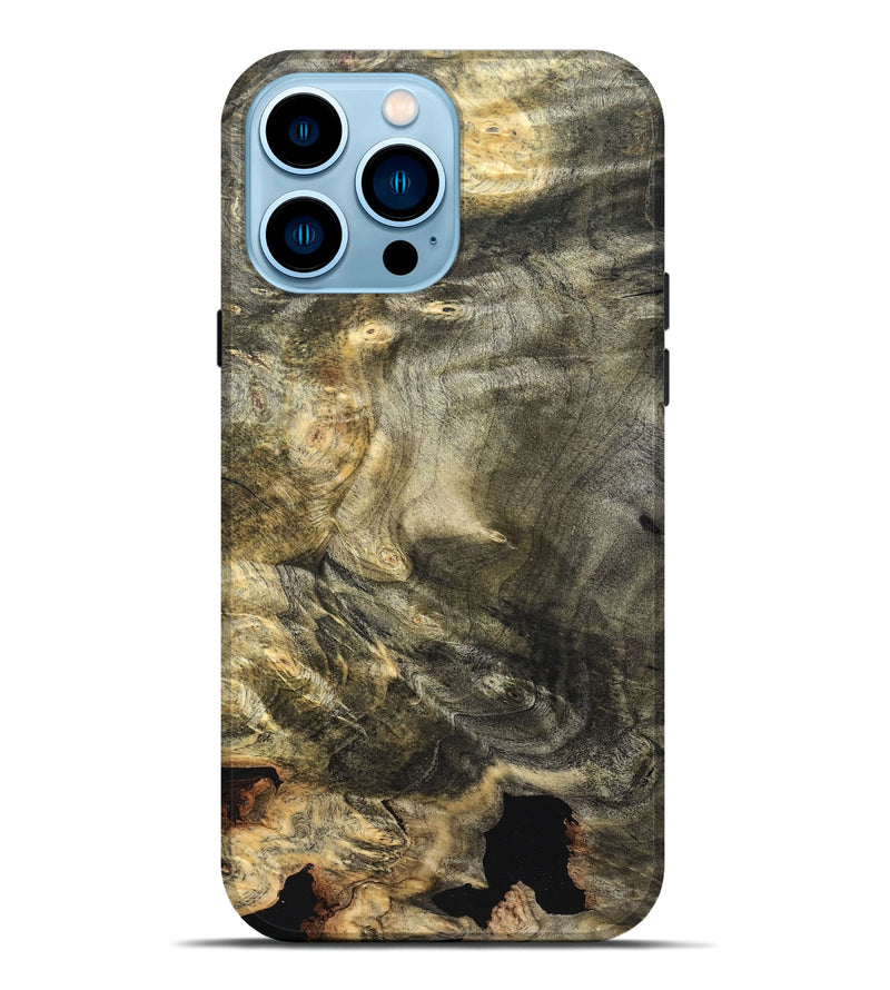 iPhone 14 Pro Max Wood Live Edge Phone Case - Reggie (Solid Wood, 832258)