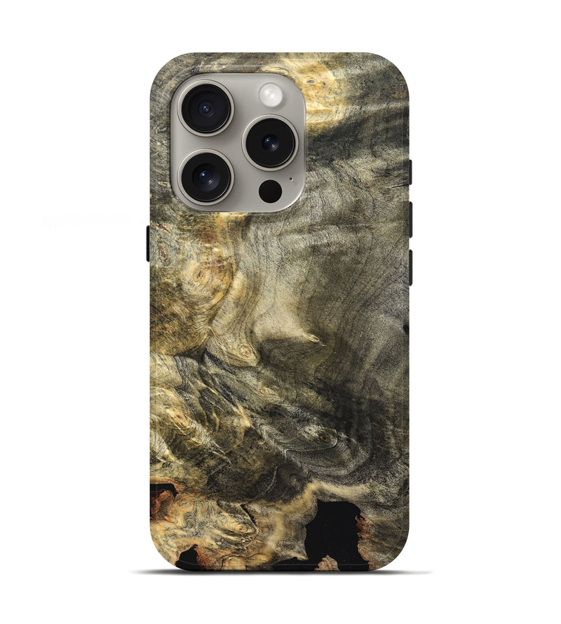 iPhone 16 Pro Wood Live Edge Phone Case - Reggie (Solid Wood, 832258)