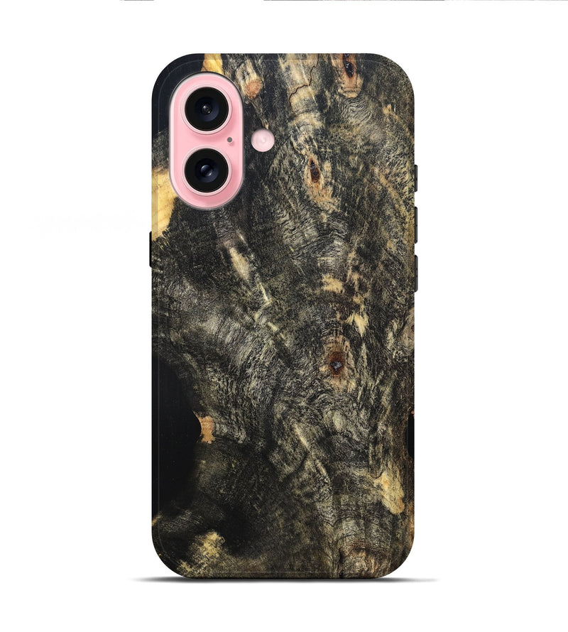 iPhone 16 Wood Live Edge Phone Case - Barb (Solid Wood, 832259)