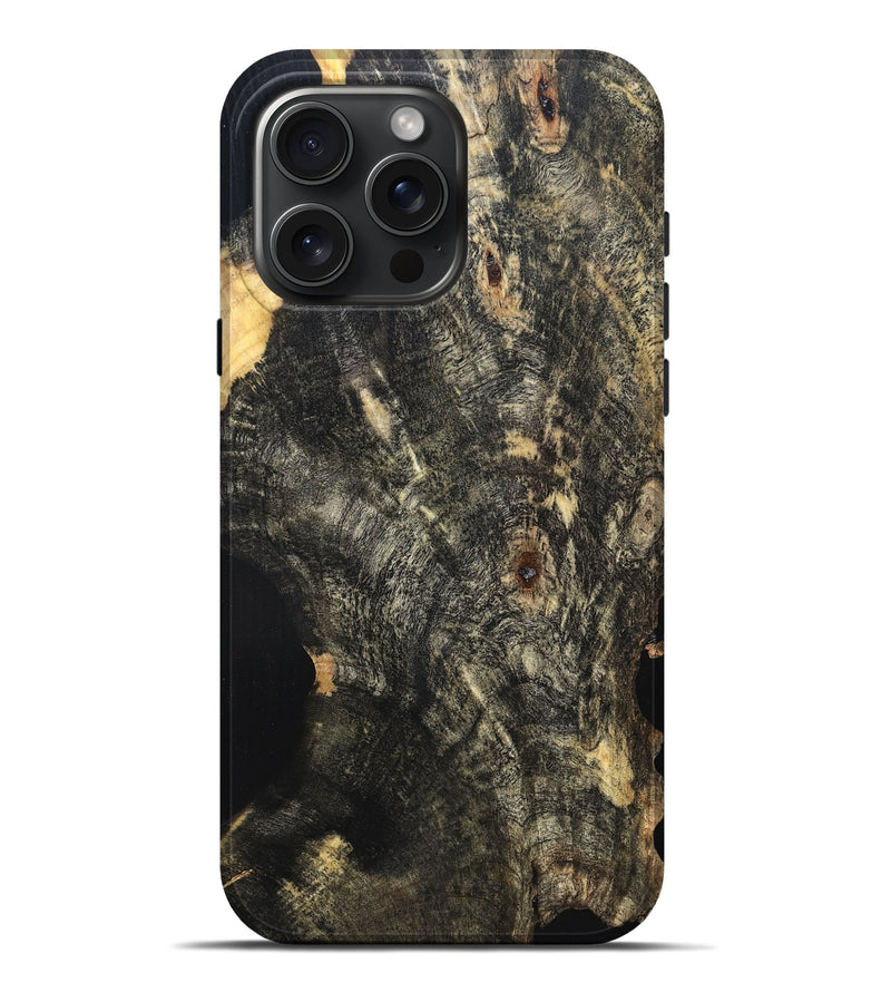 iPhone 16 Pro Max Wood Live Edge Phone Case - Barb (Solid Wood, 832259)