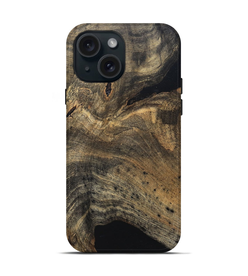 iPhone 15 Wood Live Edge Phone Case - Xena (Solid Wood, 832260)