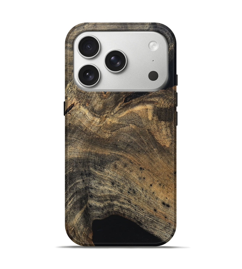 iPhone 17 Pro Wood Live Edge Phone Case - Xena (Solid Wood, 832260)