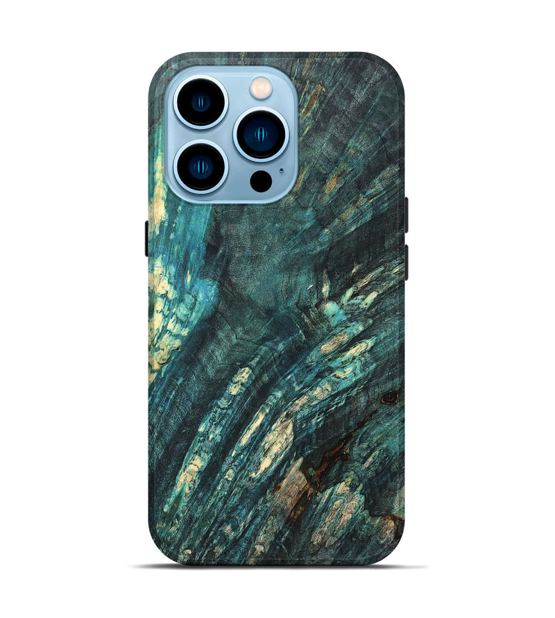 iPhone 14 Pro Wood Live Edge Phone Case - Asha (Solid Wood, 832261)