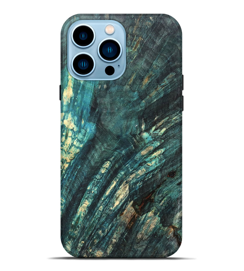 iPhone 14 Pro Max Wood Live Edge Phone Case - Asha (Solid Wood, 832261)