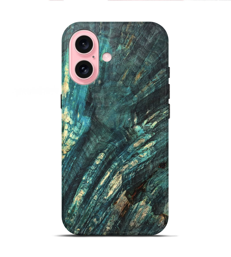 iPhone 16 Wood Live Edge Phone Case - Asha (Solid Wood, 832261)