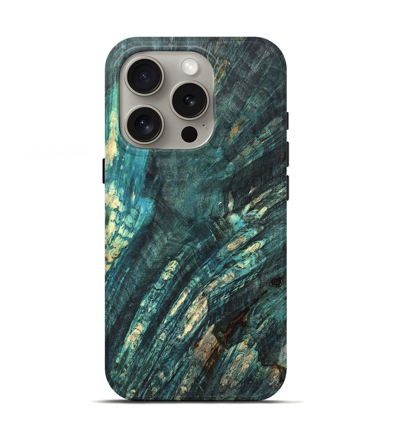 iPhone 16 Pro Wood Live Edge Phone Case - Asha (Solid Wood, 832261)