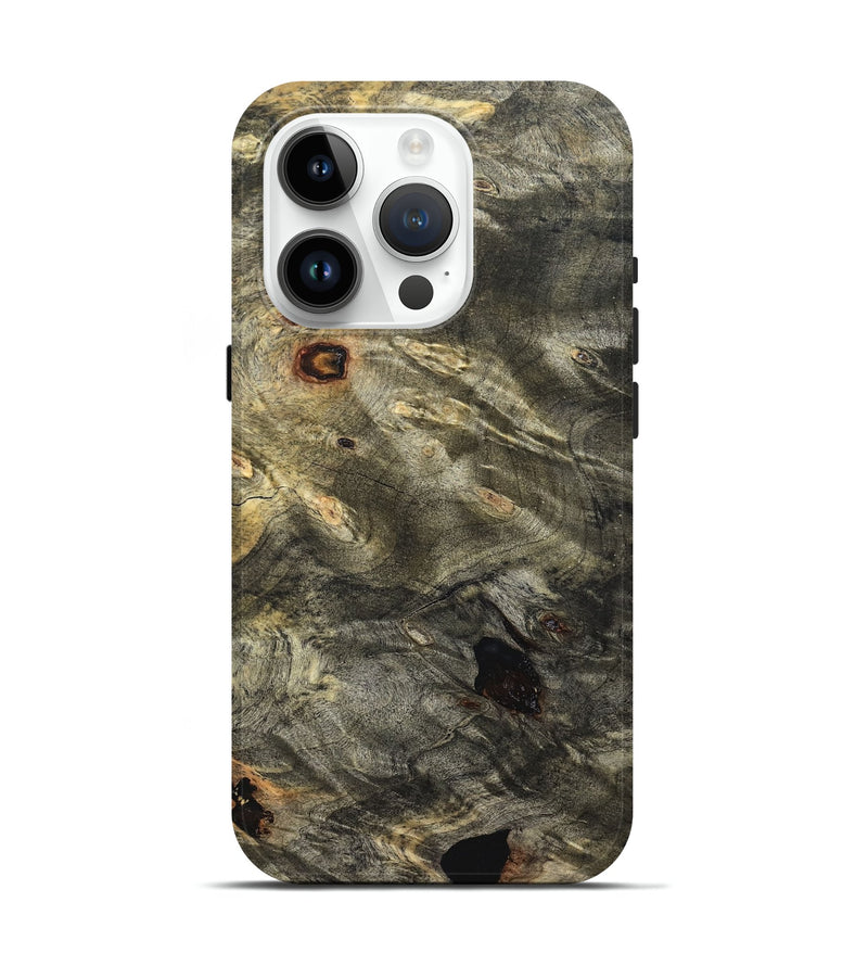 iPhone 15 Pro Wood Live Edge Phone Case - Marisa (Solid Wood, 832262)