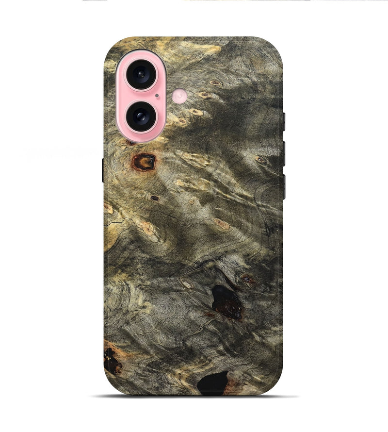 iPhone 16 Wood Live Edge Phone Case - Marisa (Solid Wood, 832262)
