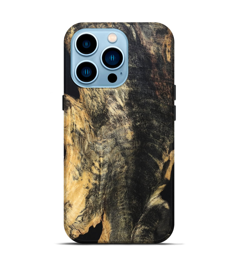 iPhone 14 Pro Wood Live Edge Phone Case - Leola (Solid Wood, 832265)