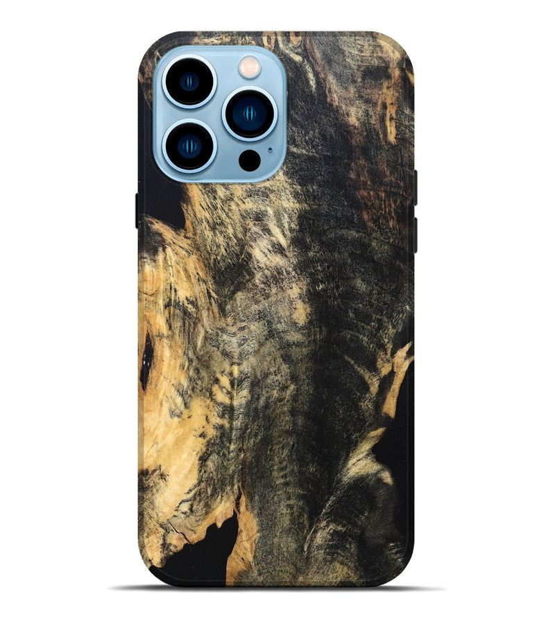iPhone 14 Pro Max Wood Live Edge Phone Case - Leola (Solid Wood, 832265)